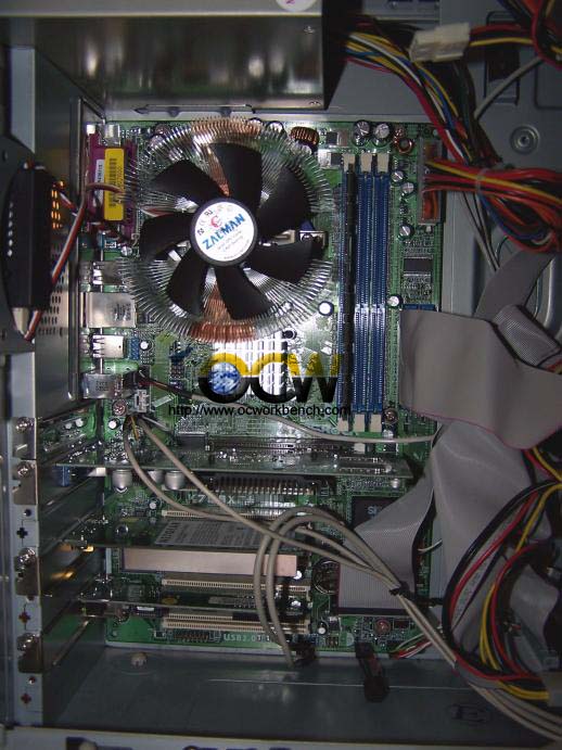 The 2.4GHz Duron was installed on a K7S8XE+ mainboard in an Enermax case.