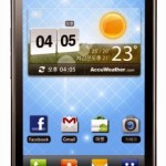 LG optimus LTE front
