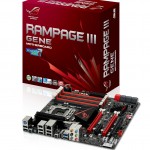ASUS introduces Newest GENE Squad Member Rampage III GENE in mATX form factor