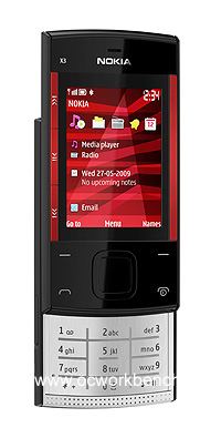 Nokia X3 will be available in Singapore at SGD278 this weekend