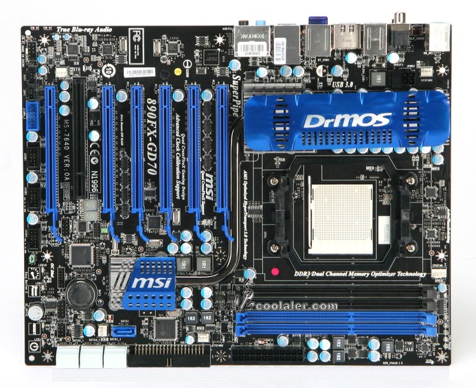 MSI to announce AMD 890FX board MSI 890FX-GD70 in APR 2010