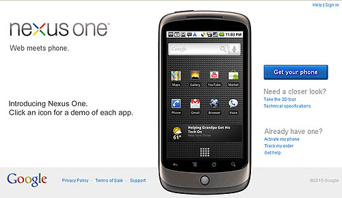 Singapore is one of the first four places in the world that will get Nexus One 
