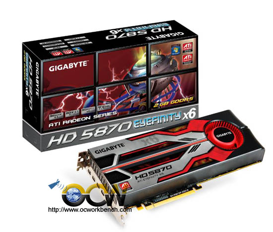 GIGABYTE Presents Radeon™ HD 5870 Eyefinty 6 Edition Graphics Card