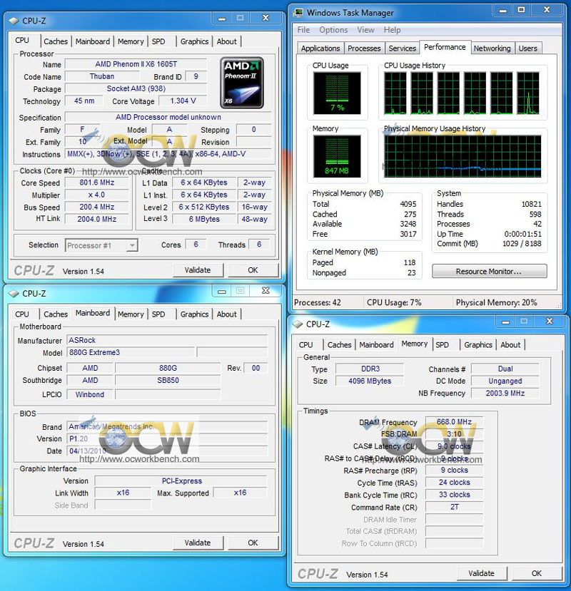 ASRock 880G Extreme3 with UCC can unlock Phenom II X4 960T quad core as a 6 core processor