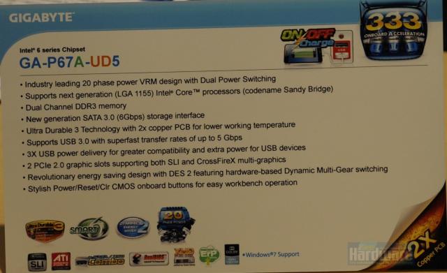 IDF 2010 : Gigabyte's Sandy Bridge Motherboard sighted at IDF 2010