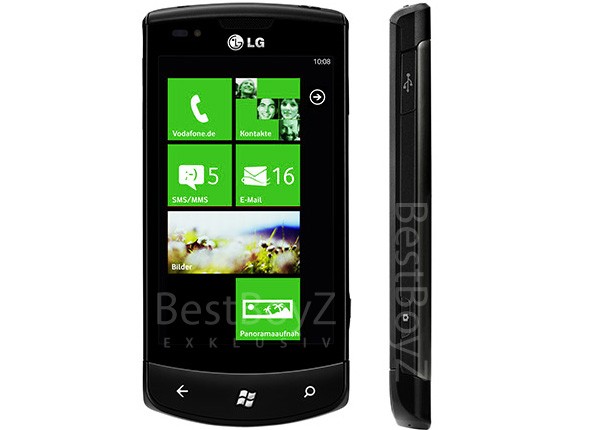 LG Optimus 7 Windows phone 7 to launch on 12 Oct 2010