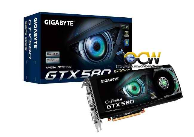 Gigabyte announces GV-N580D5-15I-B based on GeForce GTX 580