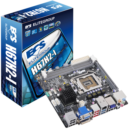 ECS launches ECS H67H2-I mini-ITX board for 2nd generation Intel® Core processors 