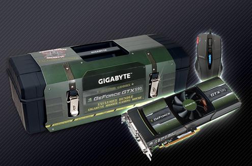 GIGABYTE Presents NVIDIA GeForceTM GTX 590 Graphics Card
