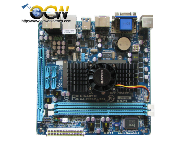 Gigabyte E350N-USB3 AMD Brazos mainboard Review
