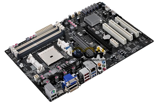 Computex Taipei 2011 ECS A75F-A(v10) AMD Fusion motherboard on show at Computex