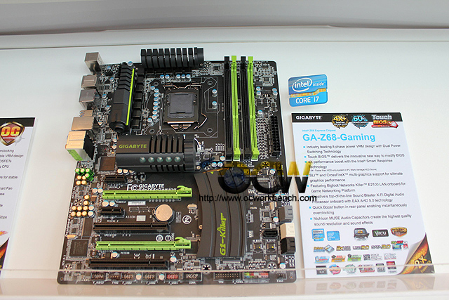 Computex Taipei 2011 Coverage Gigabyte makes Z68 Gaming Board - GA-Z68-Gaming