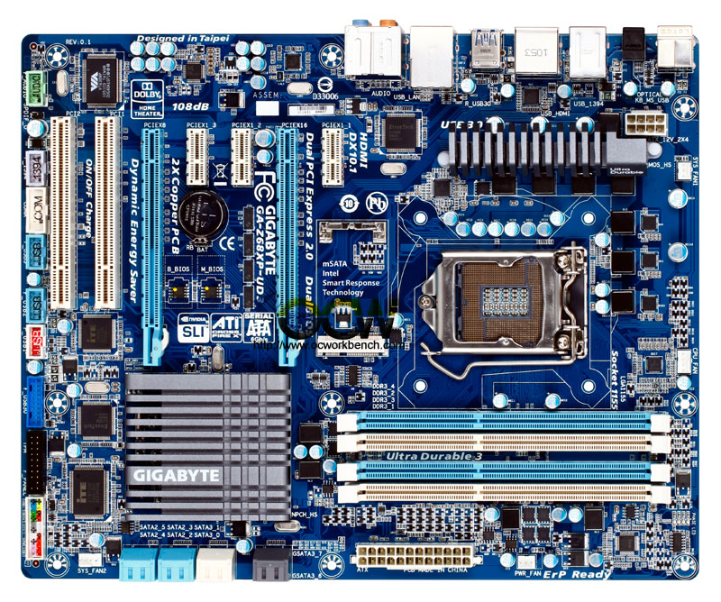 Computex Taipei 2011 Gigabyte Z68XP-UD3 will have PCIe based SSD slot to support Intel Smart Response Technology