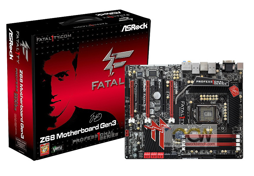 ASRock launches first PCIe Gen 3.0 Mainboard Fatal1ty Z68 Professional Gen3