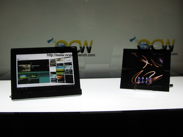 Sony showcase the upcoming S1 and S2 Honeycomb tablet in Singapore