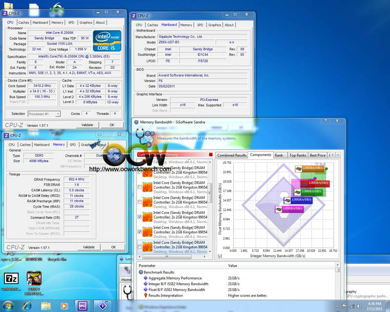 Kingston DDR3-2133 XMP capable modules does CAS 5 DDR3-1600