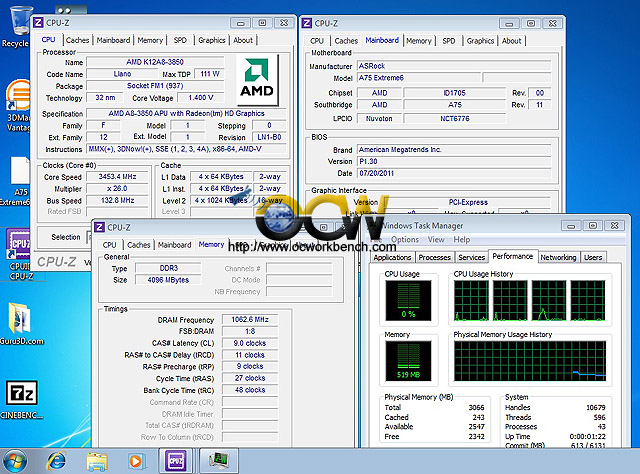 ASRock A75 Extreme6 running DDR3-2133+ with Kingston Genesis modules