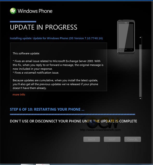 HTC pushes out firmware 7.10.7740.16 to fix email issue with Exchange 2003 and voicemail notification problem
