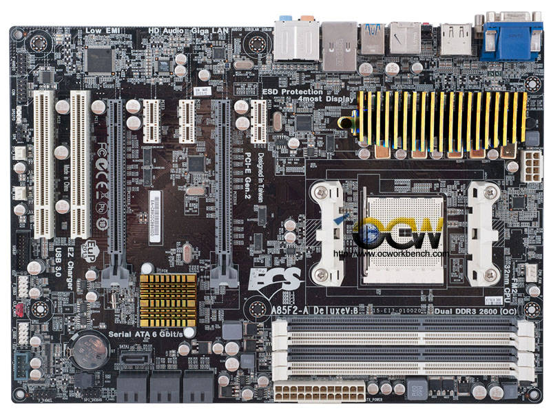 ECS Announces A85F2-A Deluxe Motherboard with FM2 Socket  