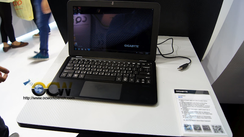Computex Taipei 2012 Coverage Gigabyte X11 Carbon Ultrabook makes its appearance at the show