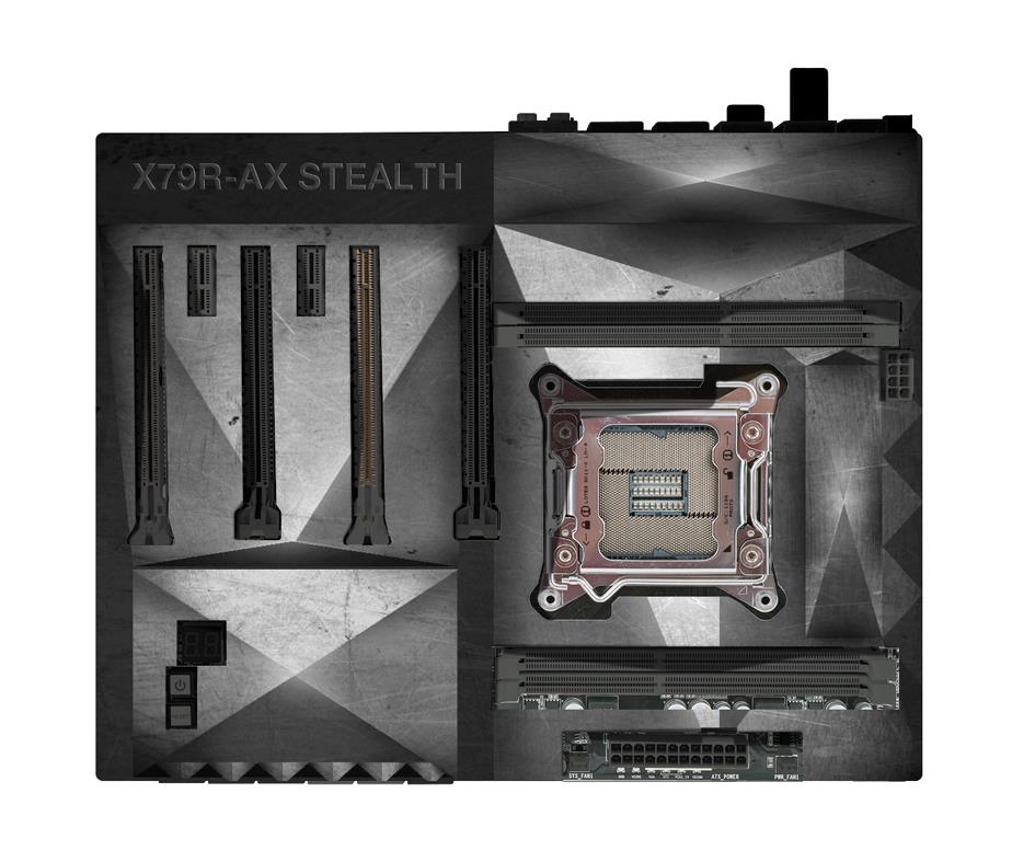 ECS to launch military series of motherboards - X79R-AX Stealth based on Intel X79 chipset