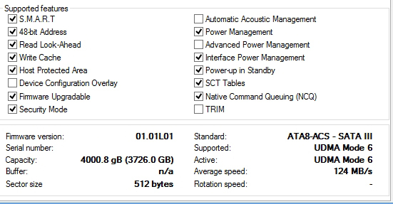 wd black 4TB spec