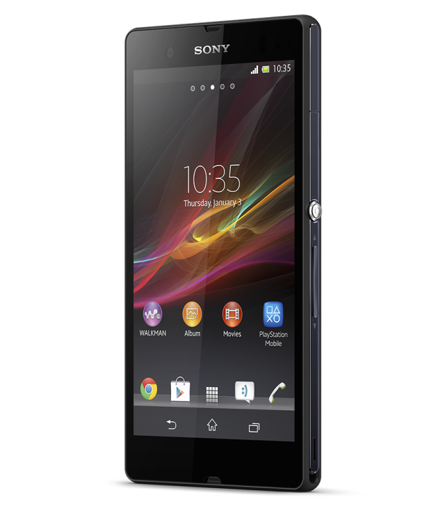 Xperia Z_Black_Front40_SCR1