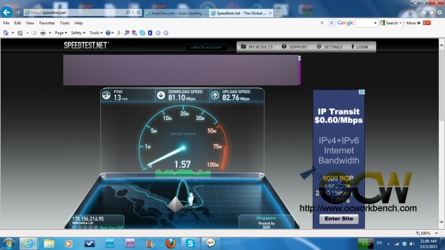 speedtest using wifi