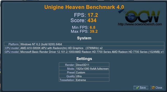 heaven benchmark 4 after oc