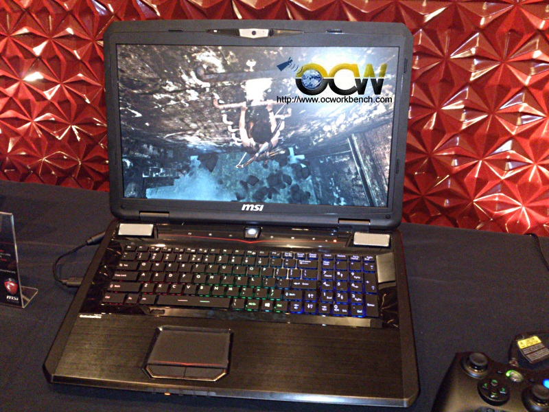 MSI showcase latest multimedia gaming notebook MSI GT70-2OD at media event