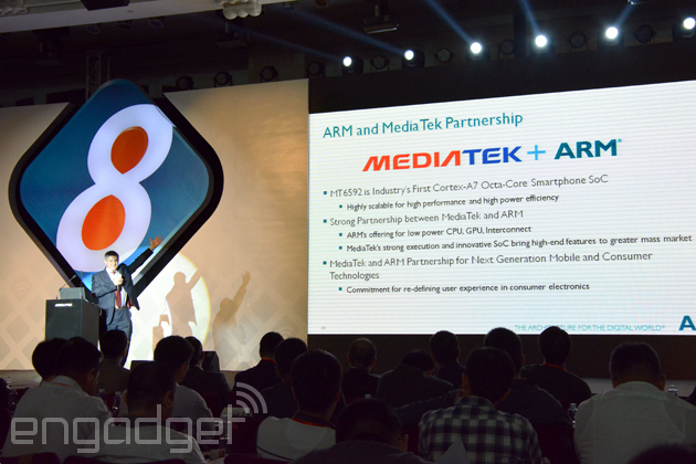 Mediatek unveils true 8 core mobile processor MT 6592