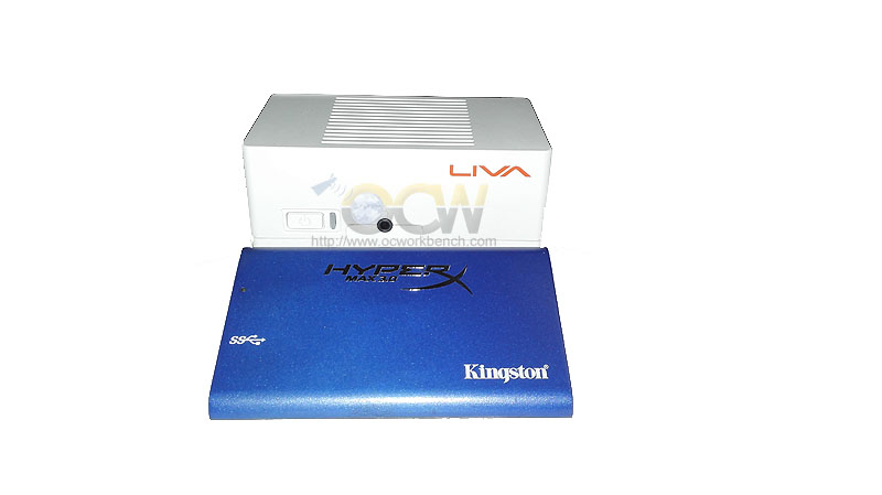 ECS LIVA paired with Kingston HyperX MAX 3.0 External USB 3.0